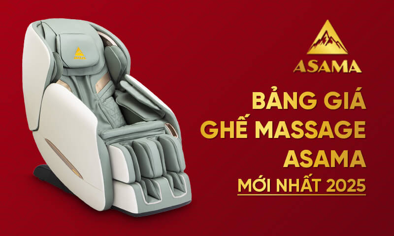bảng giá ghế massage mới nhất 2025